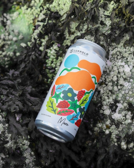 Mare Collaboration Beer made at Luppolo Brewing with Land & Sea Brewing