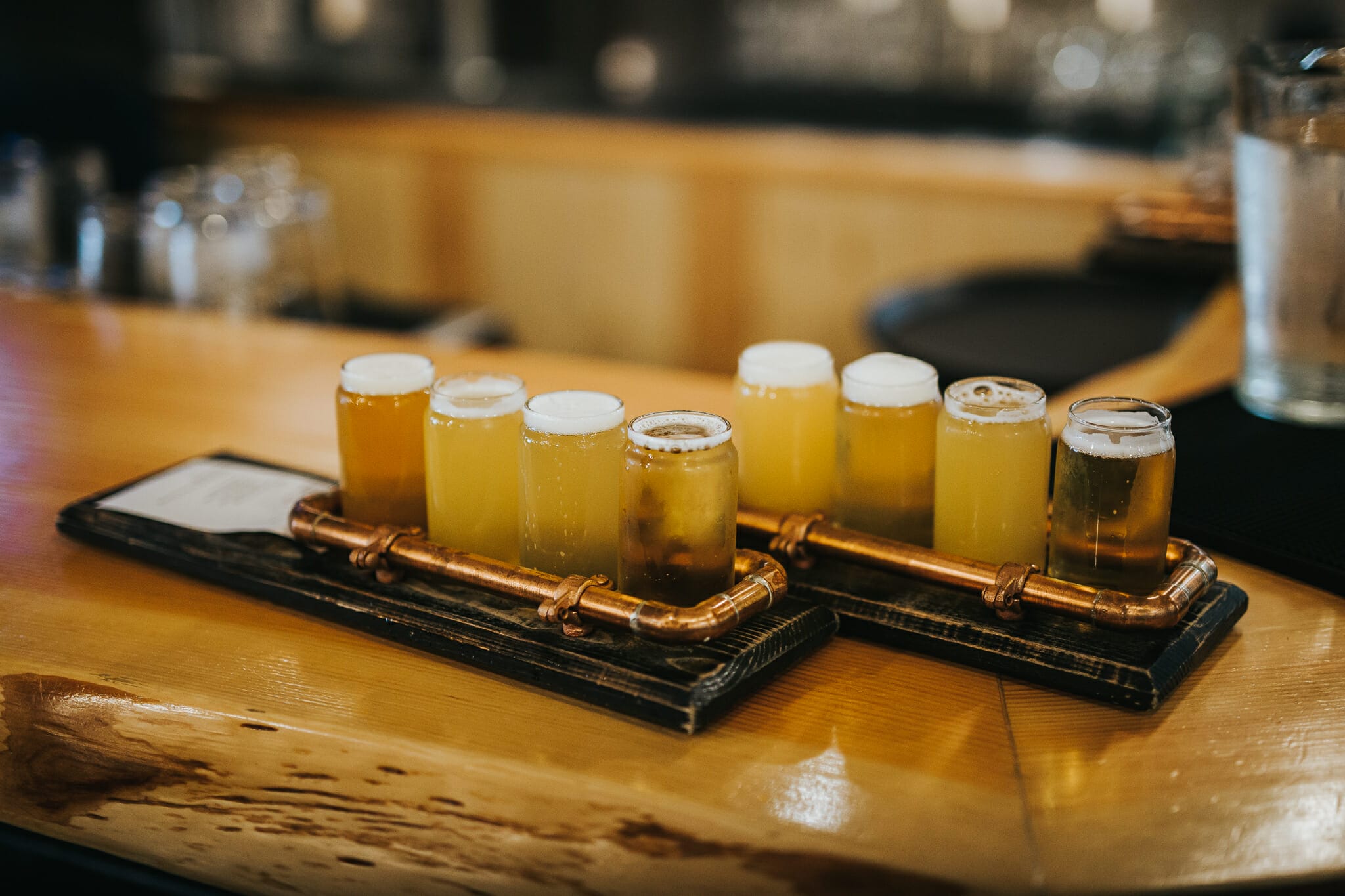 Flights at Iron Road Brewing