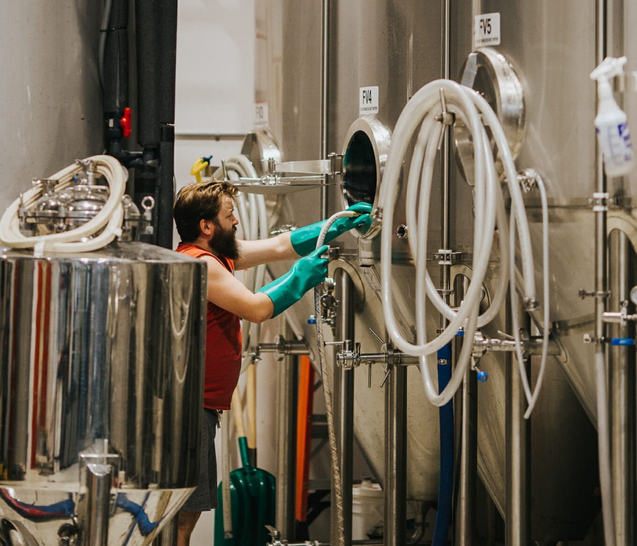 Aaron MacInnis at work