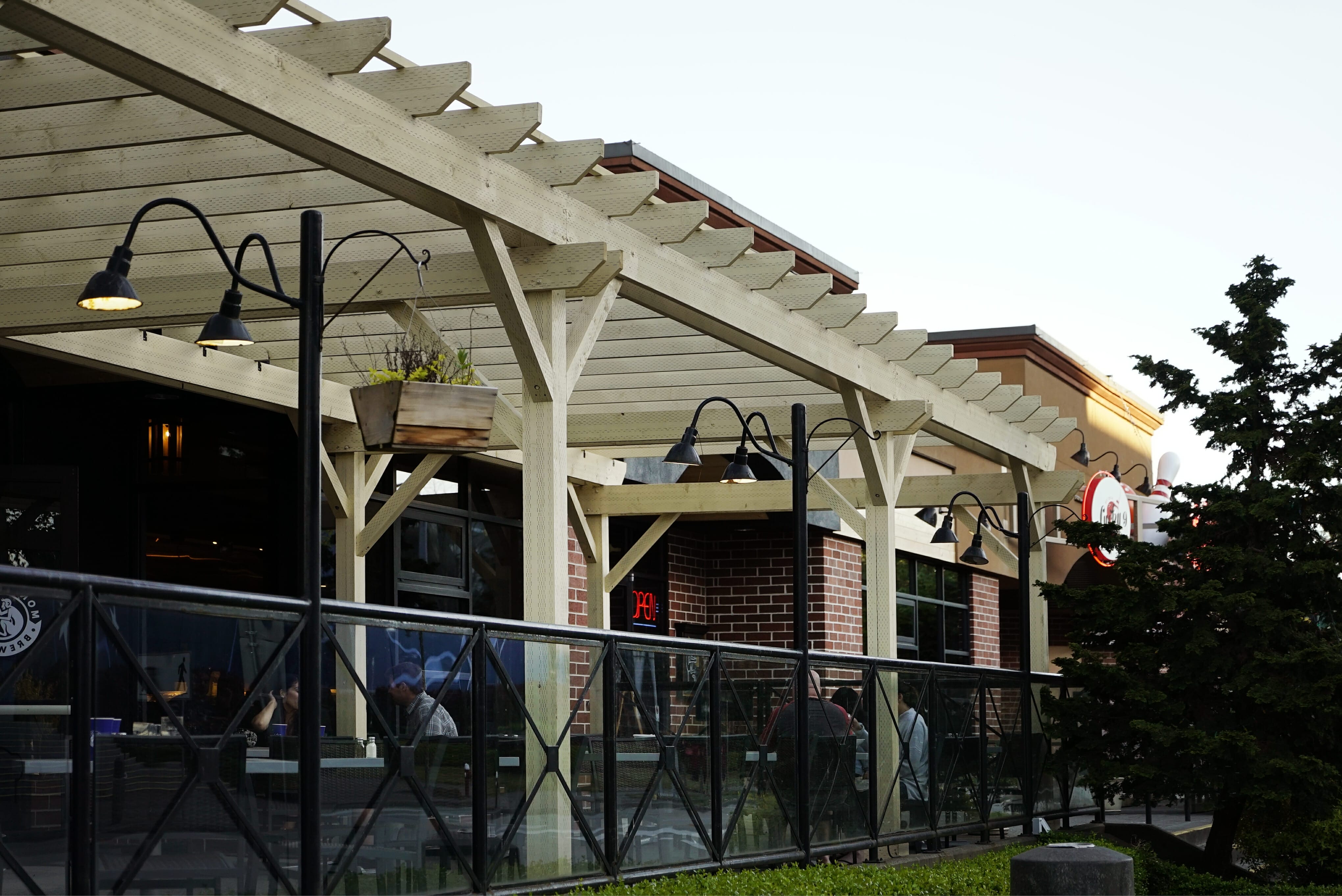 image of Monkey 9 Brewing Co.'s patio space