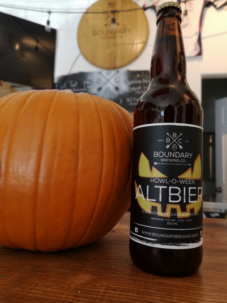 Backountry Brewing's altbier for Halloween 2019