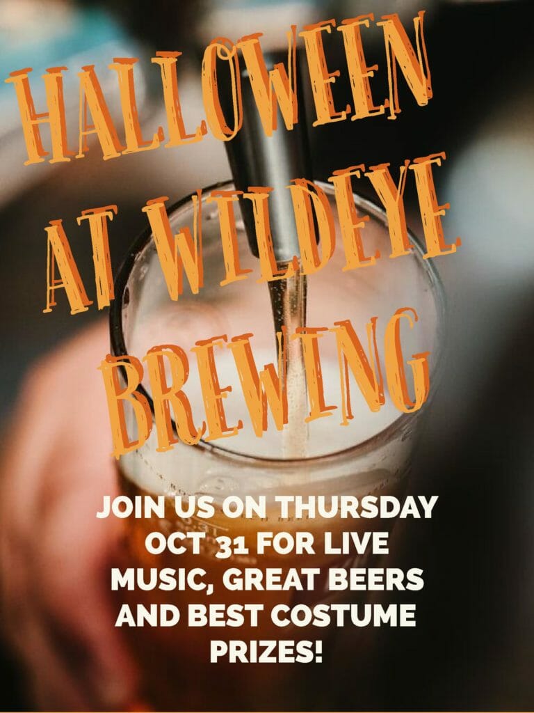 Halloween 2019 event at Wildeye Brewing on Vancouver's North Shore Ale Trail