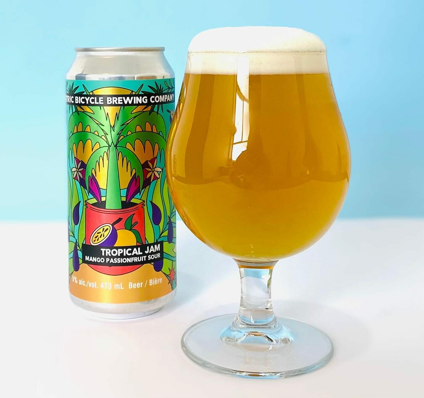 Tropical Jam Passionfruit Mango Sour - Electric Bicycle Brewing