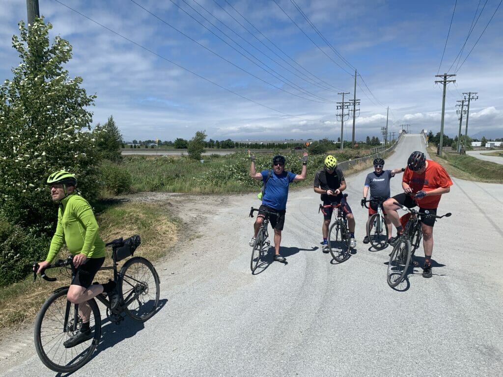 delta-joe-wiebe cycling between breweries in delta