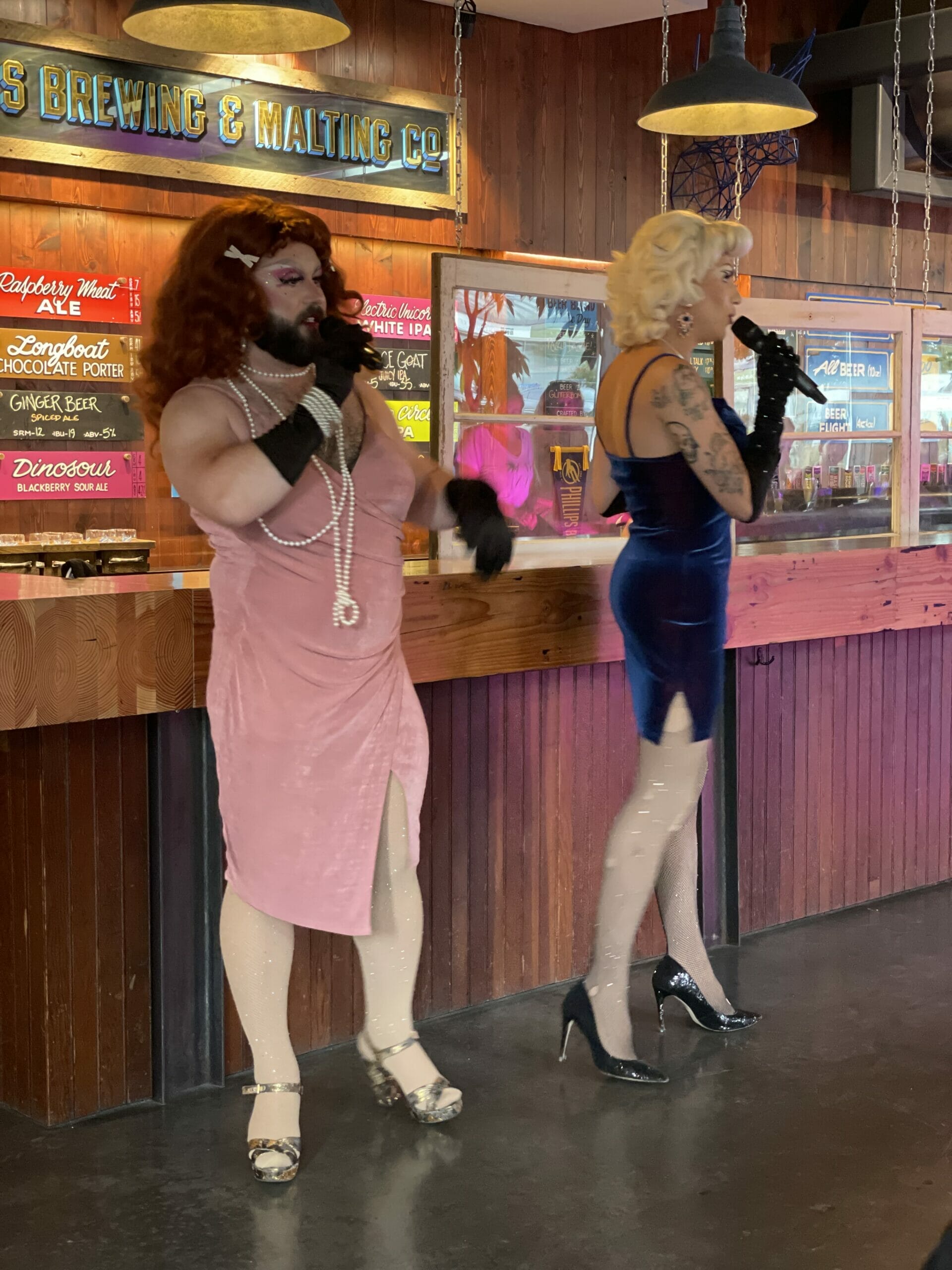 Woofie Goldberg and Vivian Vanderpuss perform - Phillips Brewing