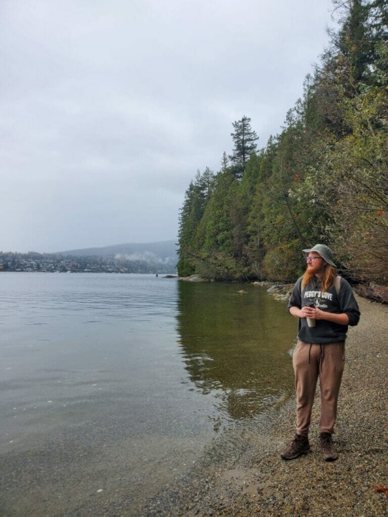 Justin Larter from Barnside Brewing on an adventure on Vancouver Island