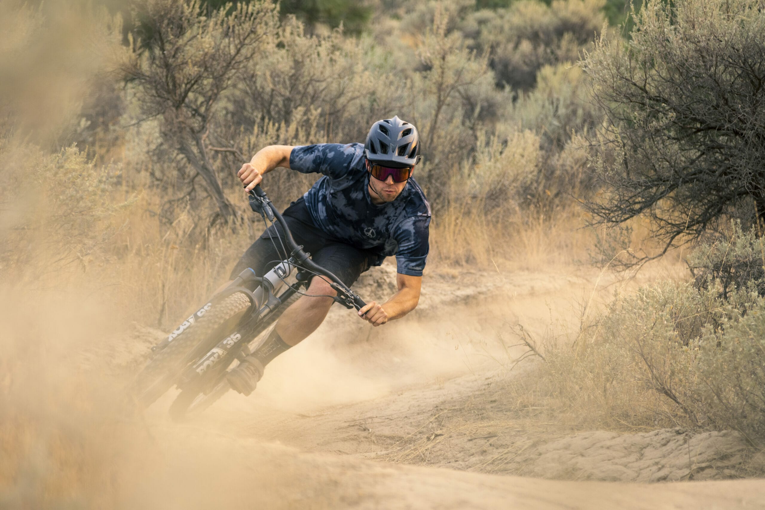 Jordan Hodder on the Pale Rider trail in Kamloops, BC