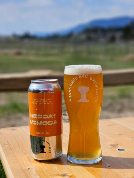 Midday Mimosa by Abandoned Rail Brewing in Penticton
