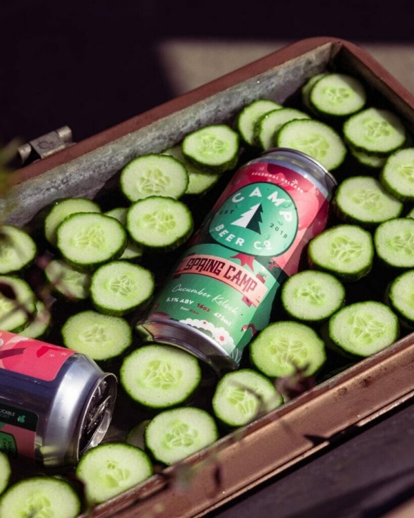 Cucumber Kölsch - Camp Beer