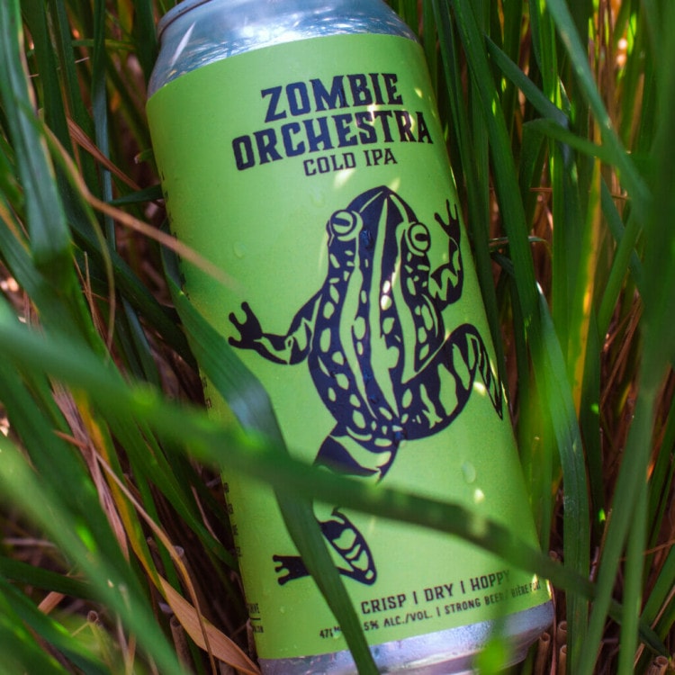 Zombie Orchestra Cold IPA by Strange Fellows Brewing in Vancouver