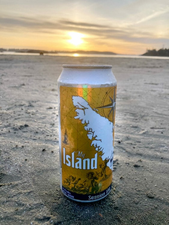 My Island India Session IPA by Wolf Brewing in Nanaimo