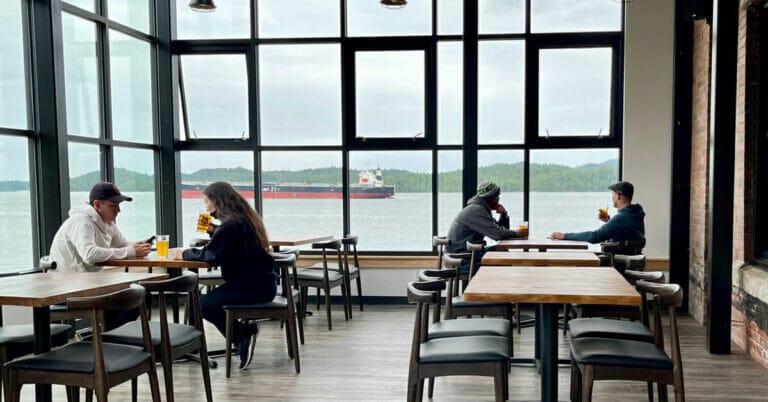 The new tasting room space at Wheelhouse Brewing in Price Rupert