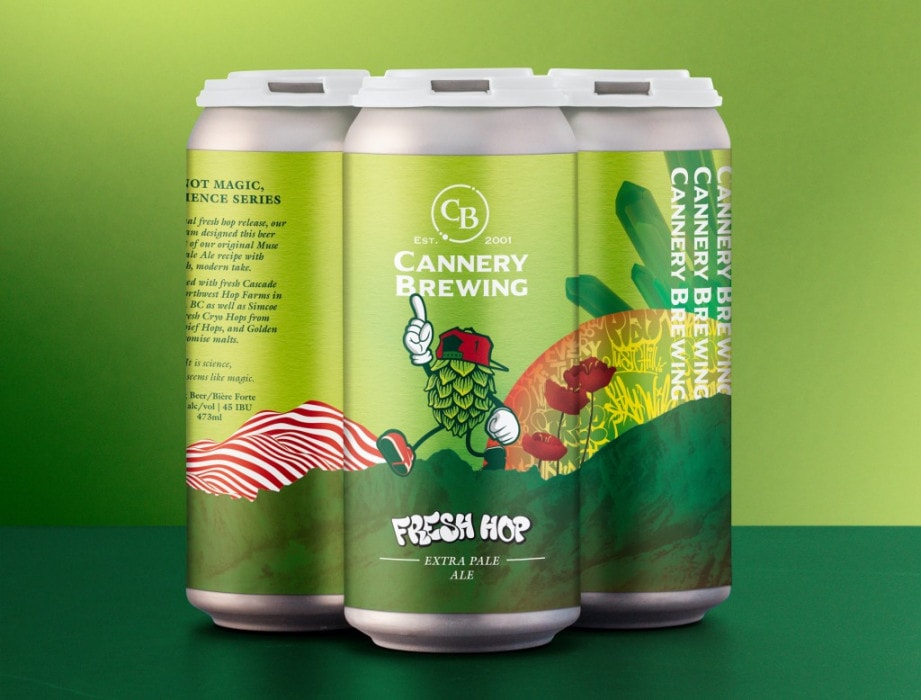 Cans of Cannery Brewing - Fresh Hop Extra Pale Ale 