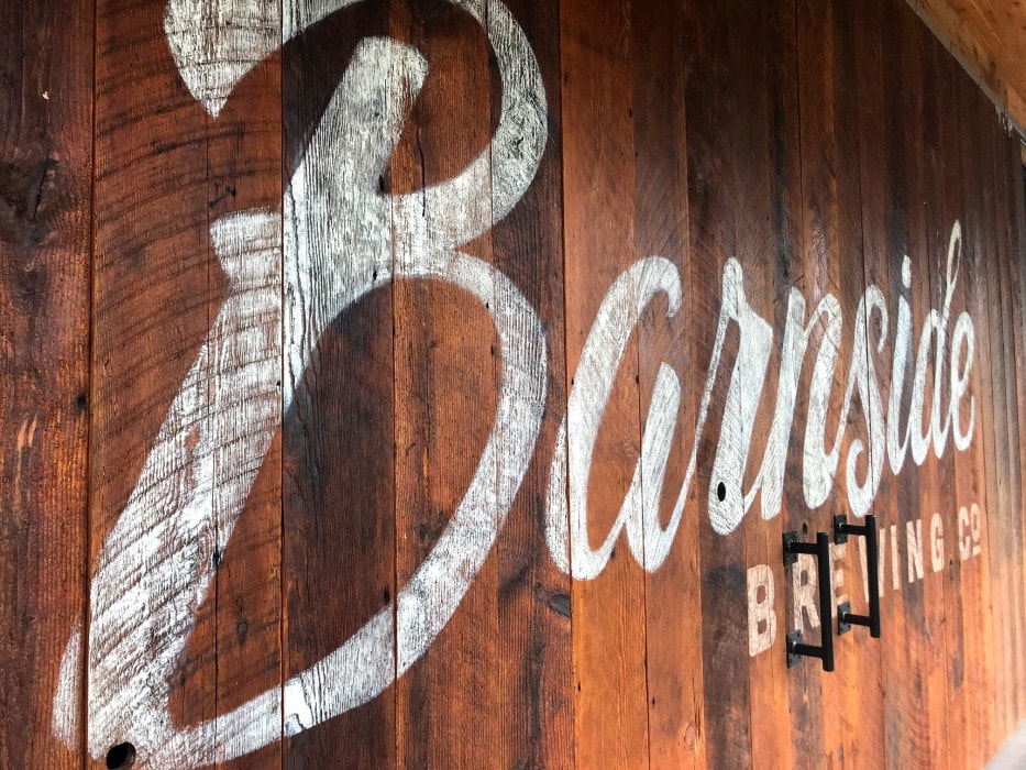 Barn doors at Barnside Brewing