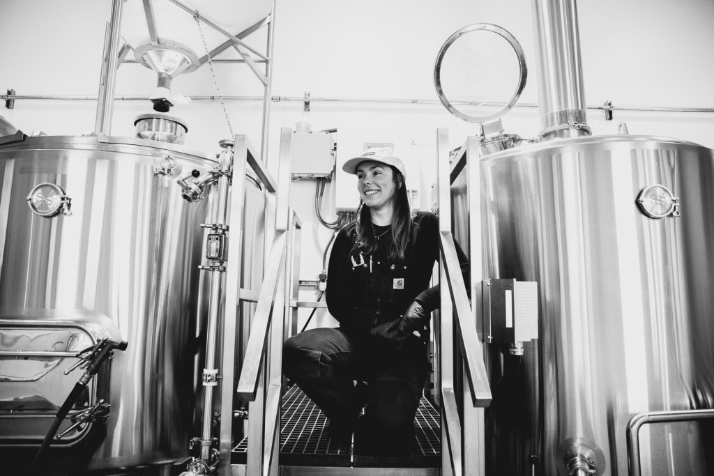 Tessa Gabiniewicz from Land & Sea Brewing, photo by Kent Bernadet