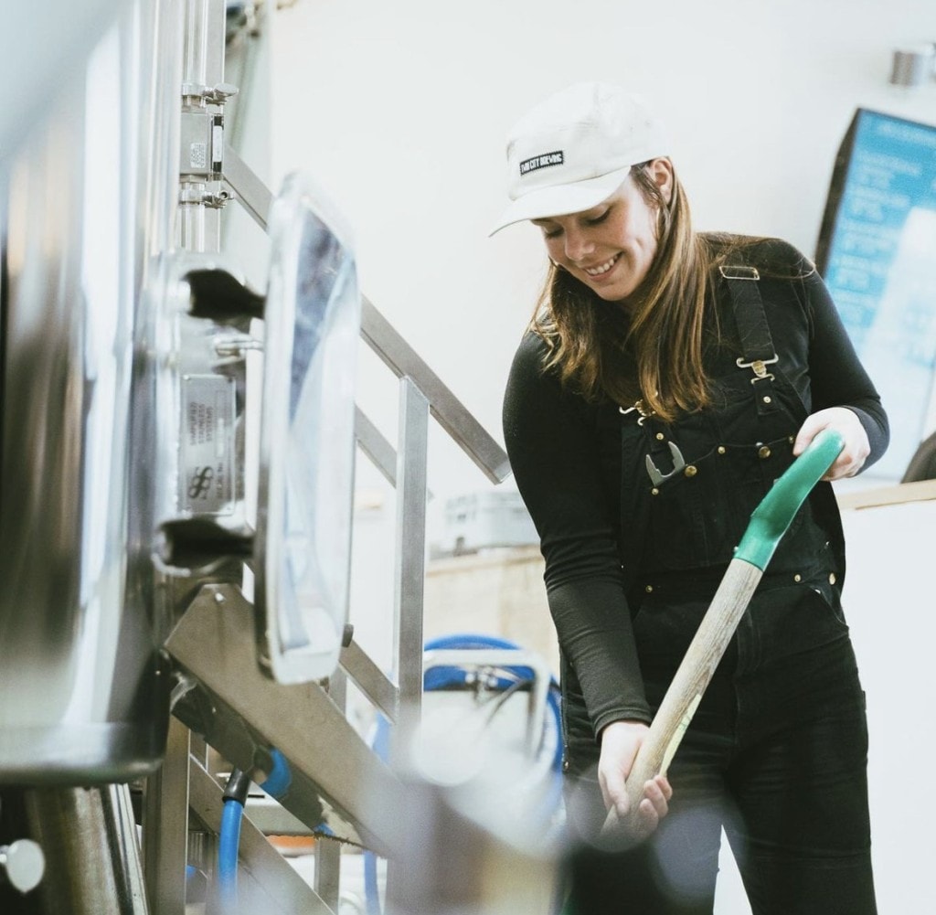 Tessa Gabiniewicz from Land & Sea Brewing, photo by Kent Bernadet