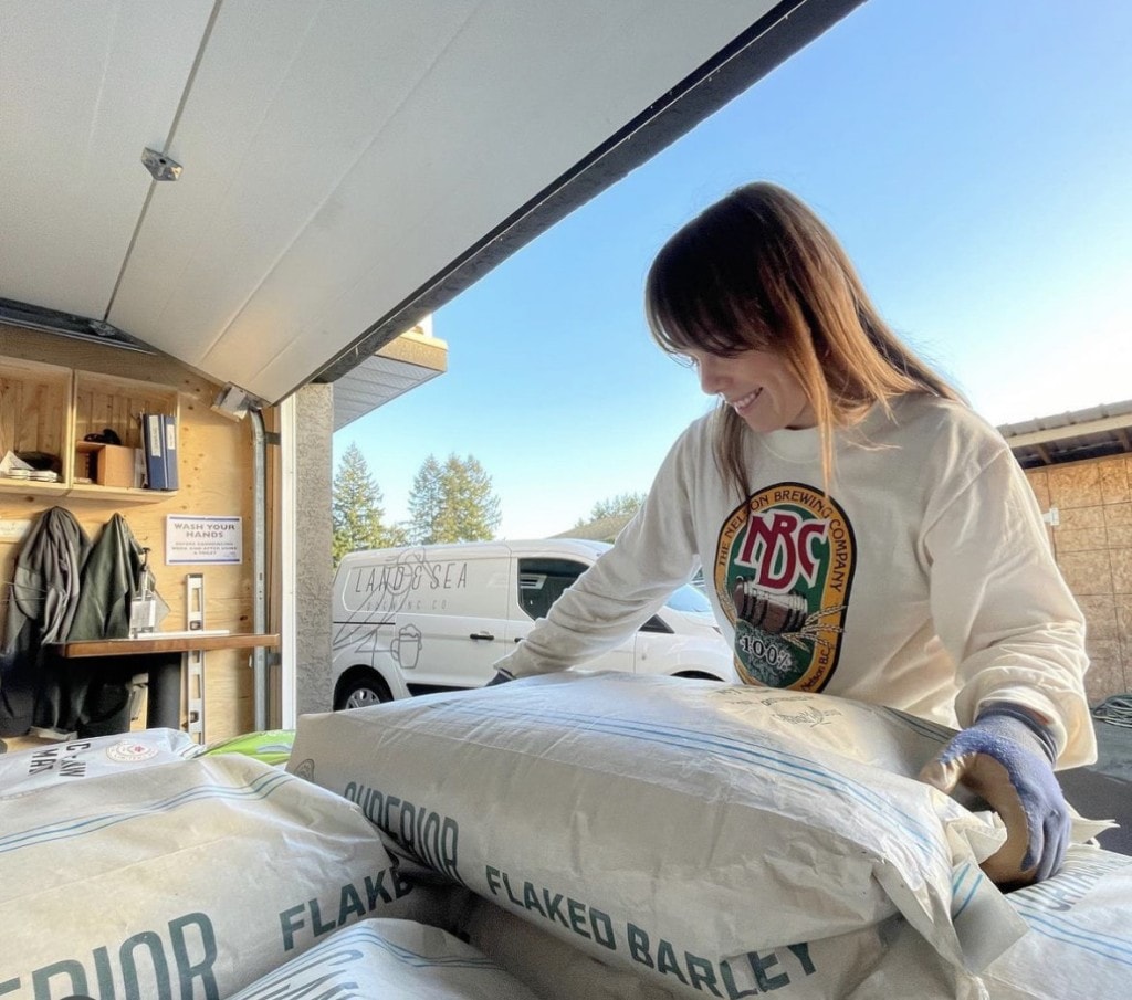 Tessa Gabiniewicz from Land & Sea Brewing, photo by Kent Bernadet