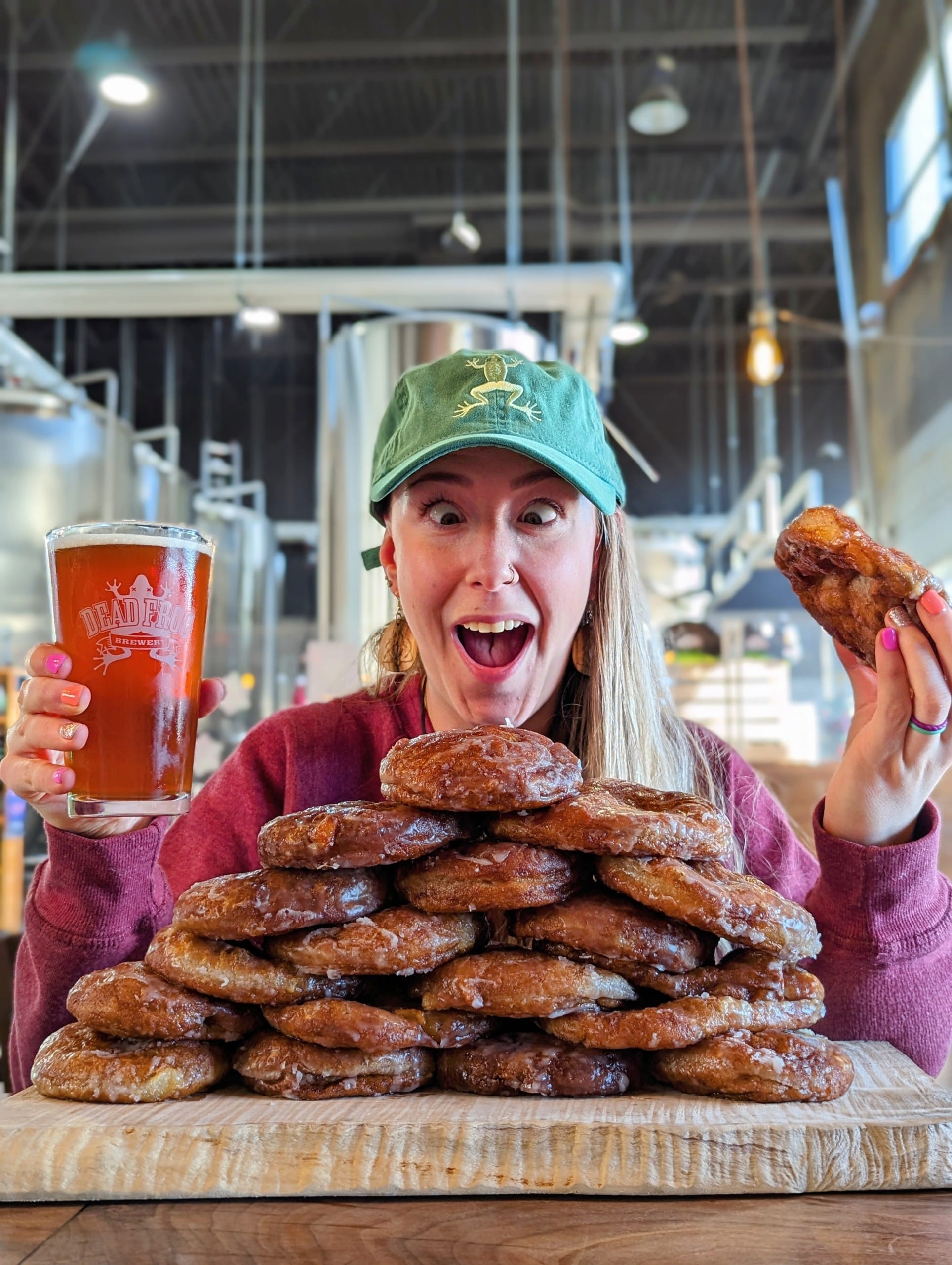 Apple Fritter Donut Ale - Dead Frog Brewing