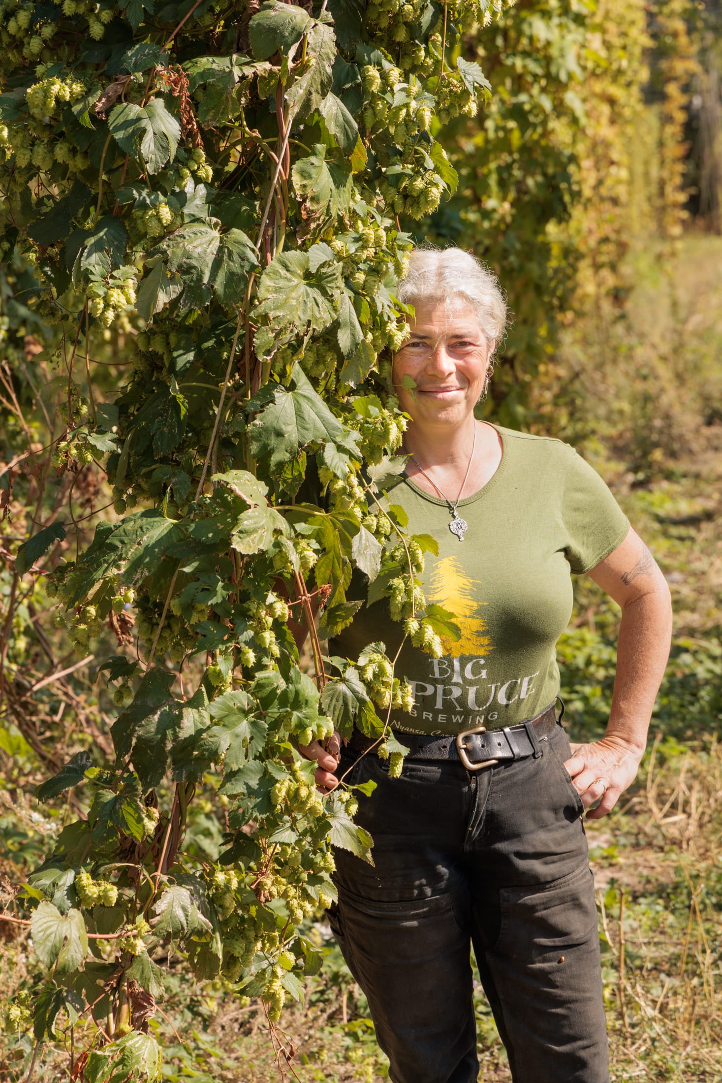 Rebecca Kneen at Left Fields Farm/Crannóg Ales