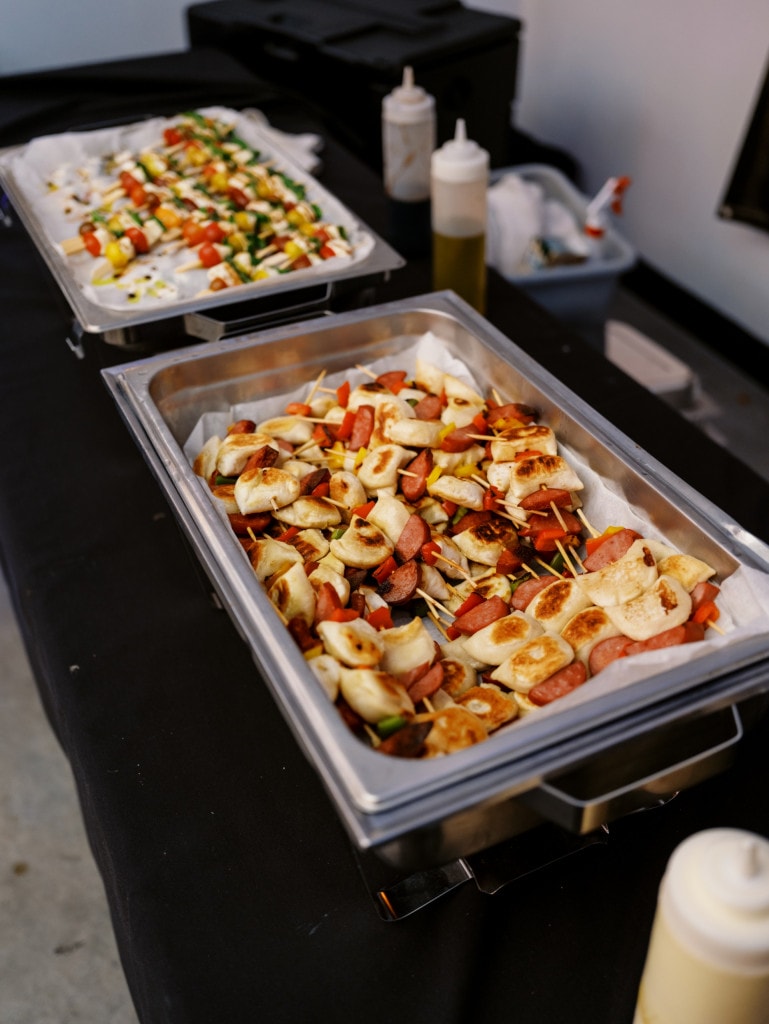 Full food trays at Kiwanis AleFest (GSP Photography)