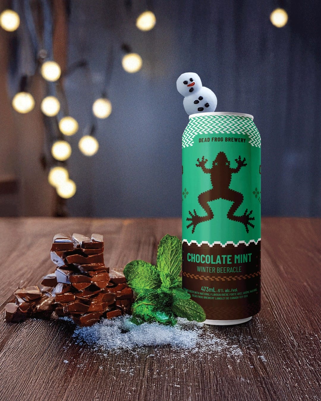 Chocolate Mint Winter Beeracle from Dead Frog Brewery in Langley, BC