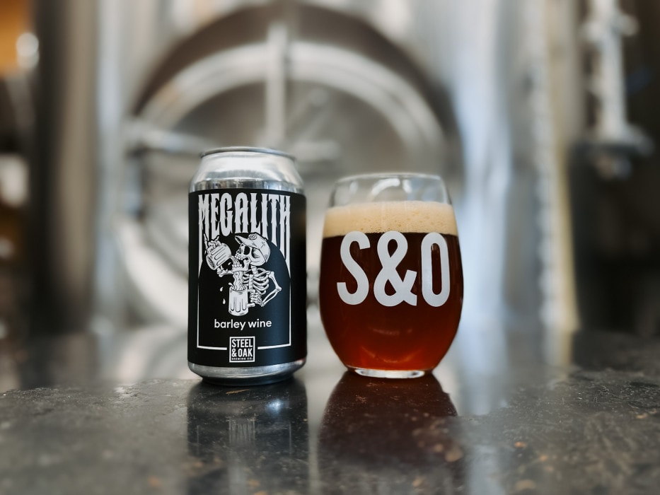 Megalith Barleywine from Steel & Oak Brewing in New Westminster, BC