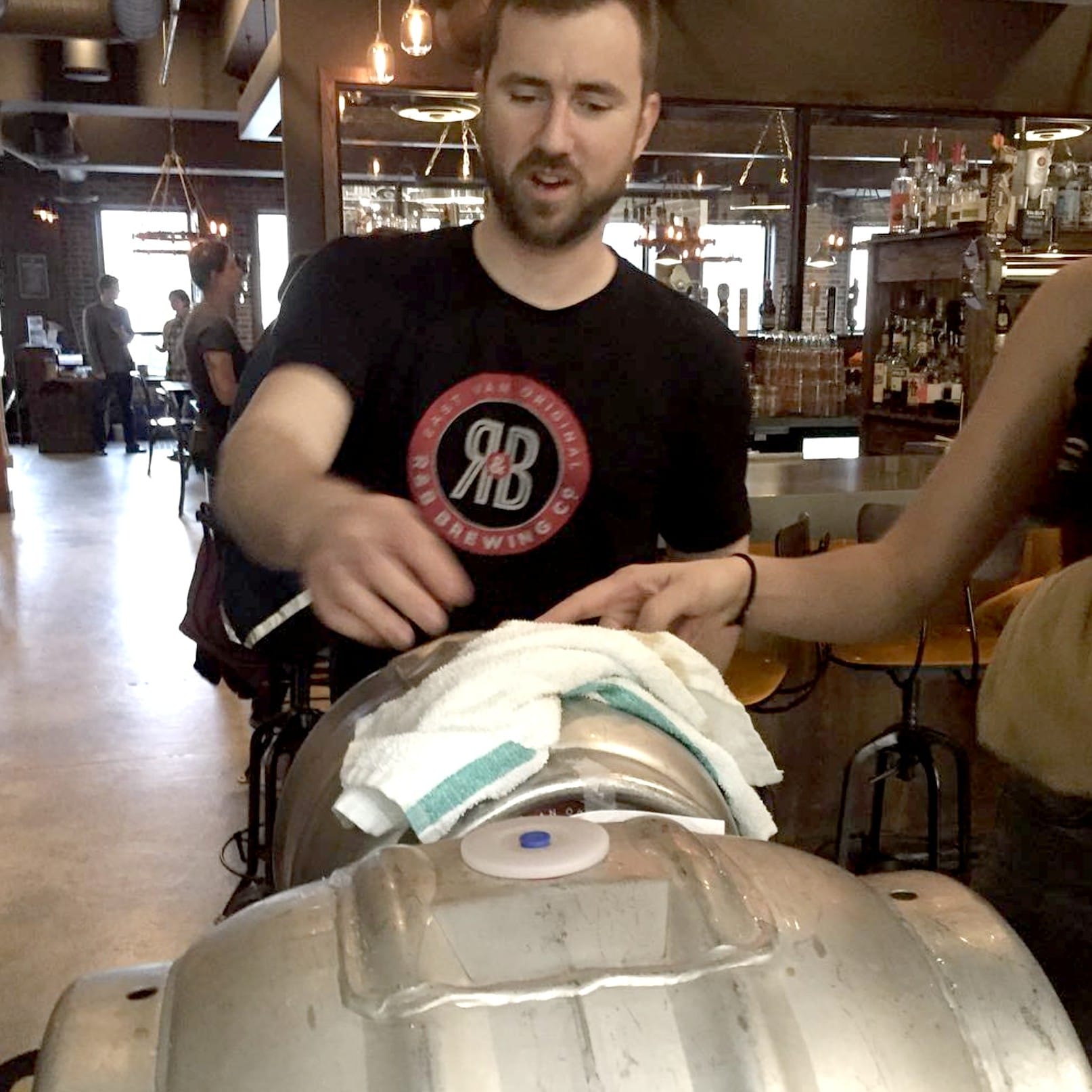 Rod Hughes from R&B Brewing at Big Rock Vancouver Cask Wars in 2016