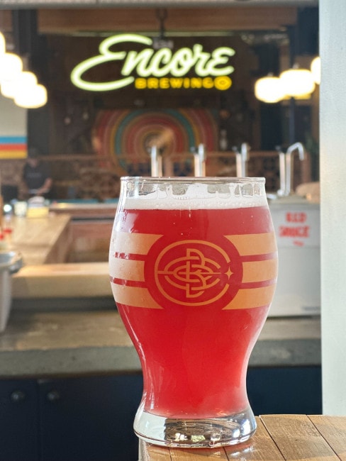 Bliss Blueberry Lavender Lemonade Ale from Encore Brewing Company in Cranbrook, BC