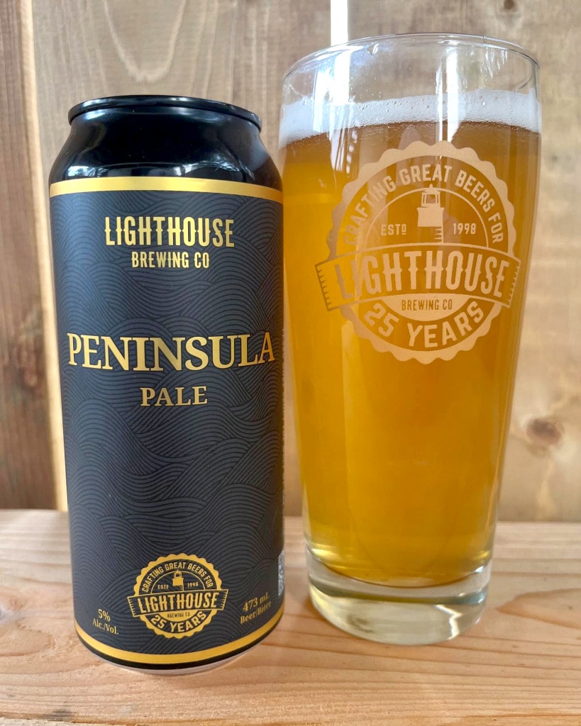 Peninsula Pale from Lighthouse Brewing in Victoria, BC