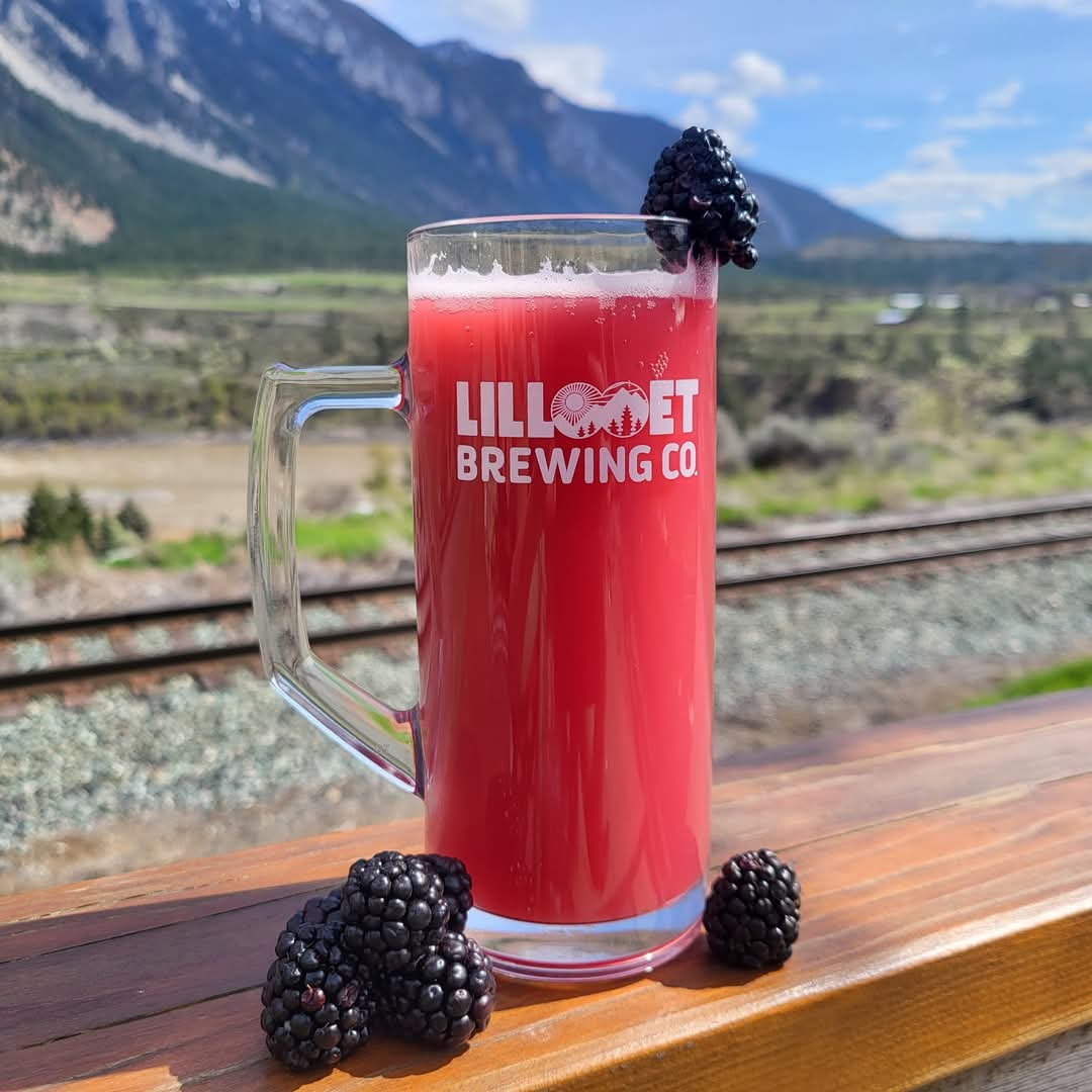 Mountain Goat Blackberry Sour from Lillooet Brewing Company in Lillooet, BC