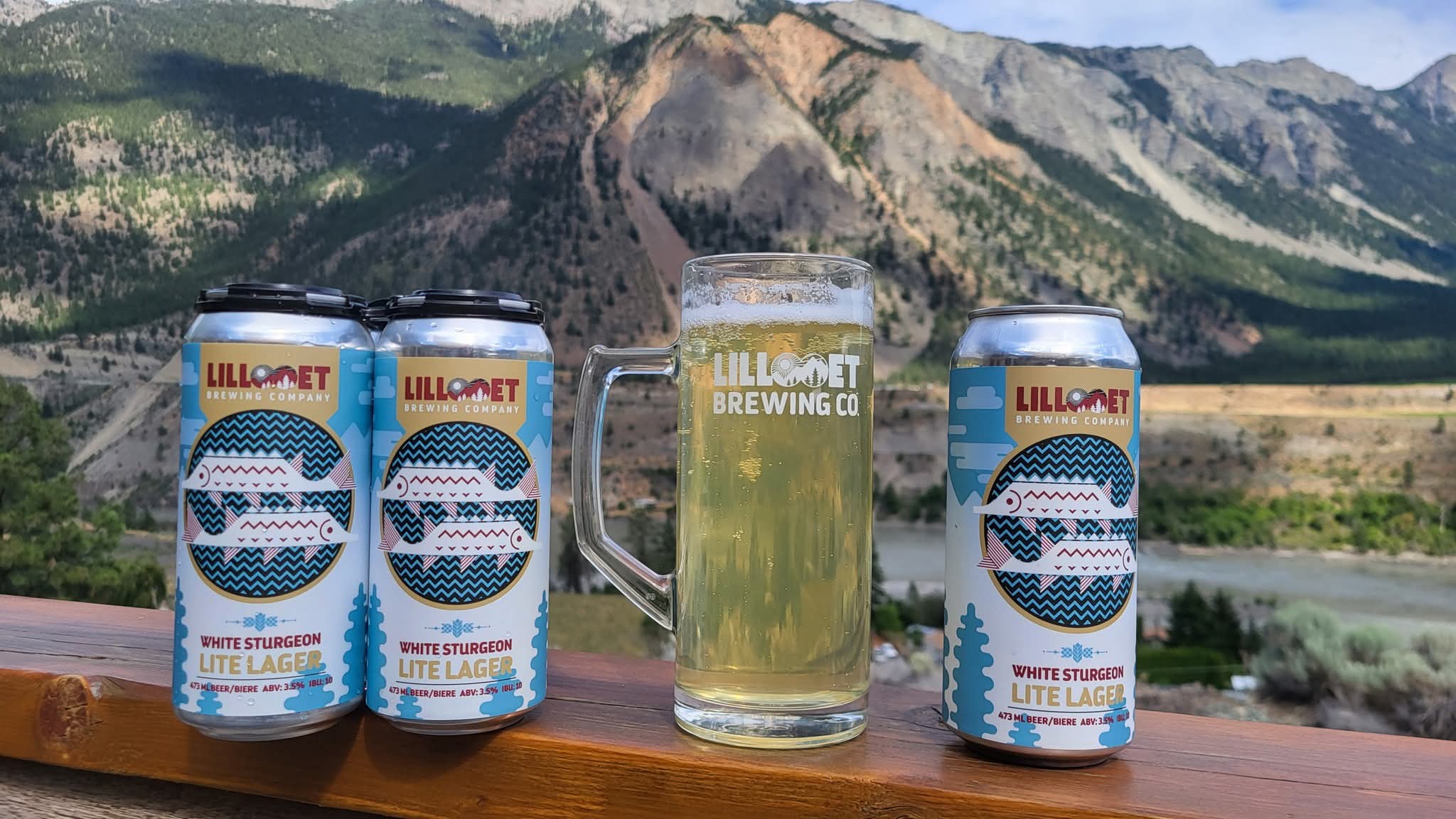 White Sturgeon Lite Lager from Lillooet Brewing Company in Lillooet, BC