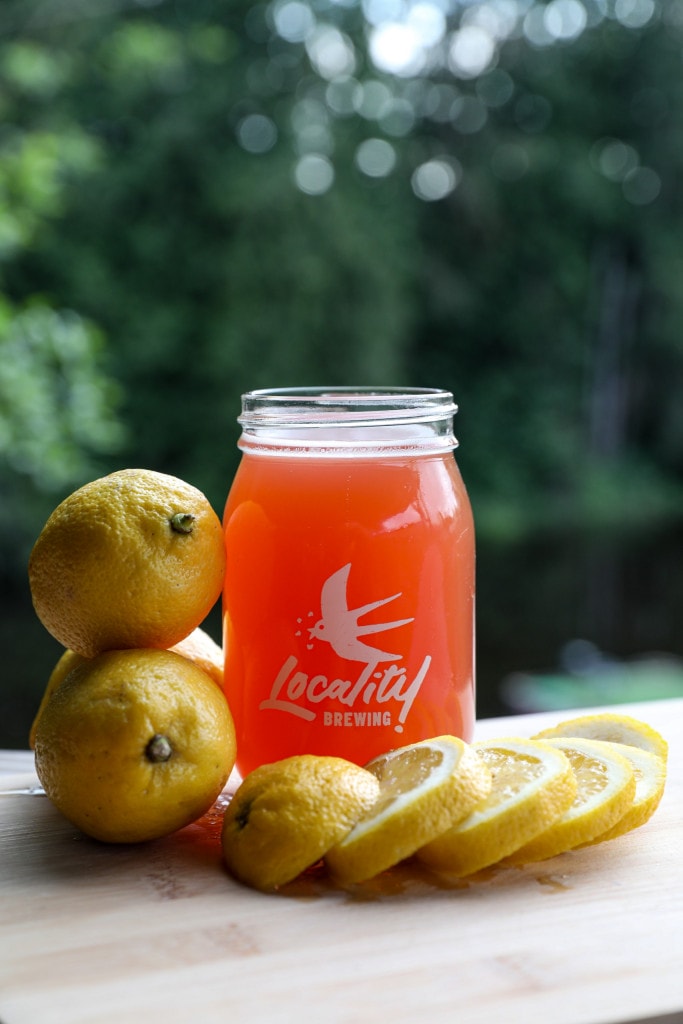 Hibiscus Margarita Sour from Locality Brewing in Langley, BC