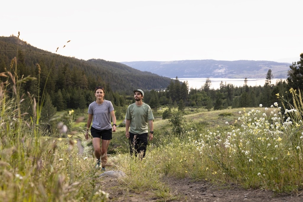 Hiking in Kalamalka Provincial Park in Vernon, BC
