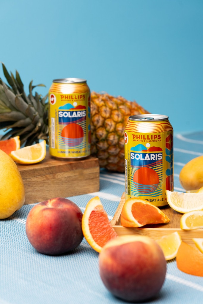 Solaris Summer Wheat Ale from Phillips Brewing & Malting in Victoria, BC