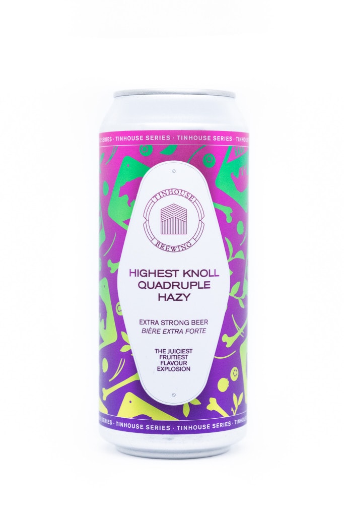 Highest Knoll Quad IPA from Tinhouse Brewing in Port Coquitlam, BC