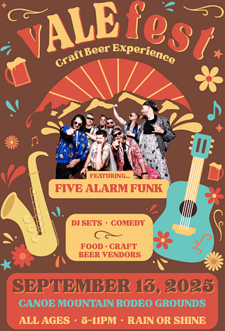 a graphic promoting vALE Fest on September 13, 2025