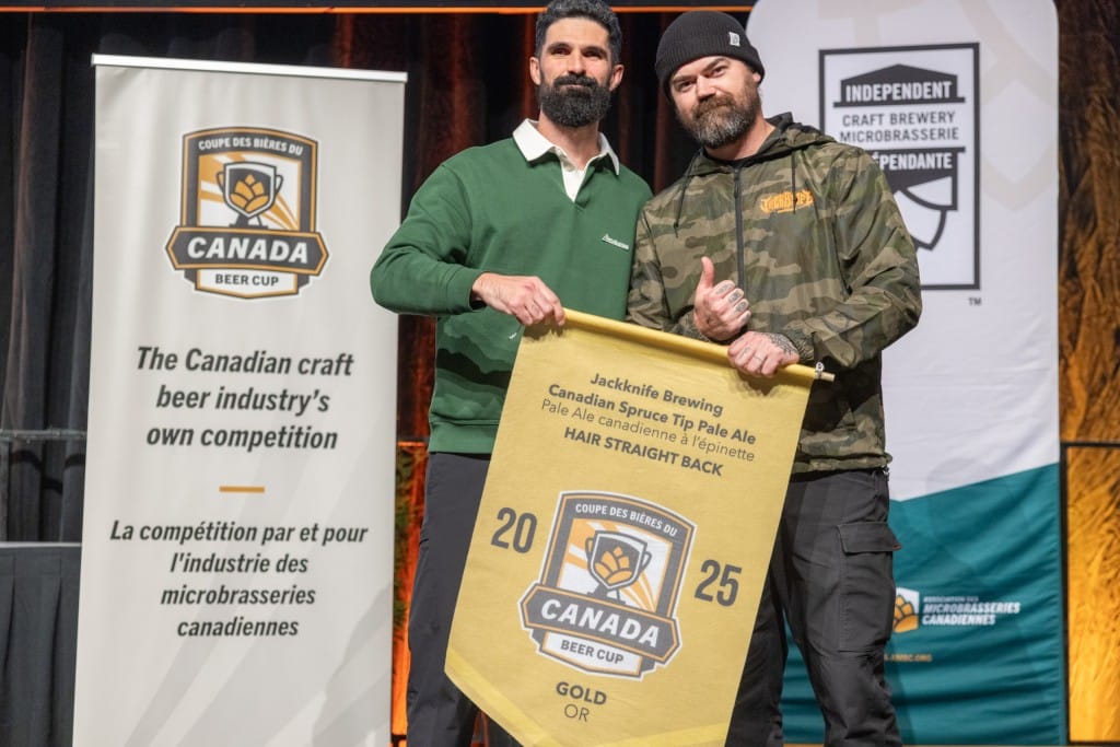 Jackknife Brewing won gold for Hair Straight Back (photo: Canada Beer Cup)