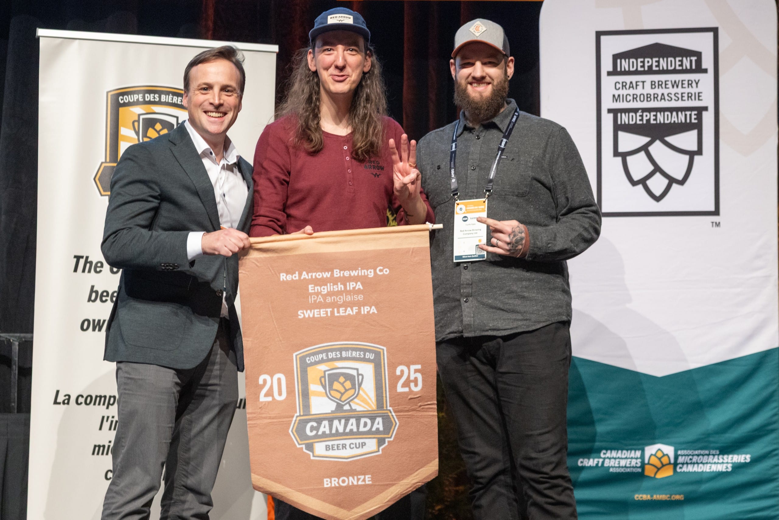 Red Arrow Brewing at the 2025 Canada Beer Cup (photo: Canada Beer Cup)