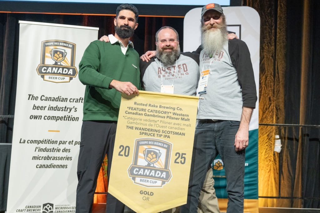 Rusted Rake Brewing won gold for its The Wandering Scotsman Spruce Tip IPA