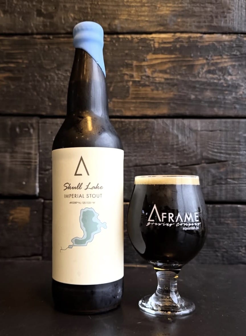 Skull Lake Imperial Stout from A-FRAME Brewing in Squamish, BC (photo provided)