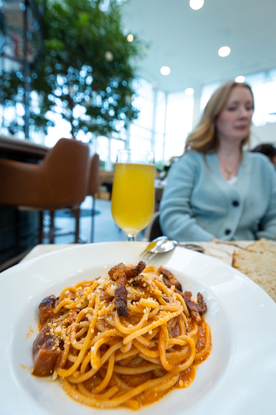 a bowl of pasta at Gigi's by Ask Luigi in Coquitlam, BC (photo: Nick Nicholson)