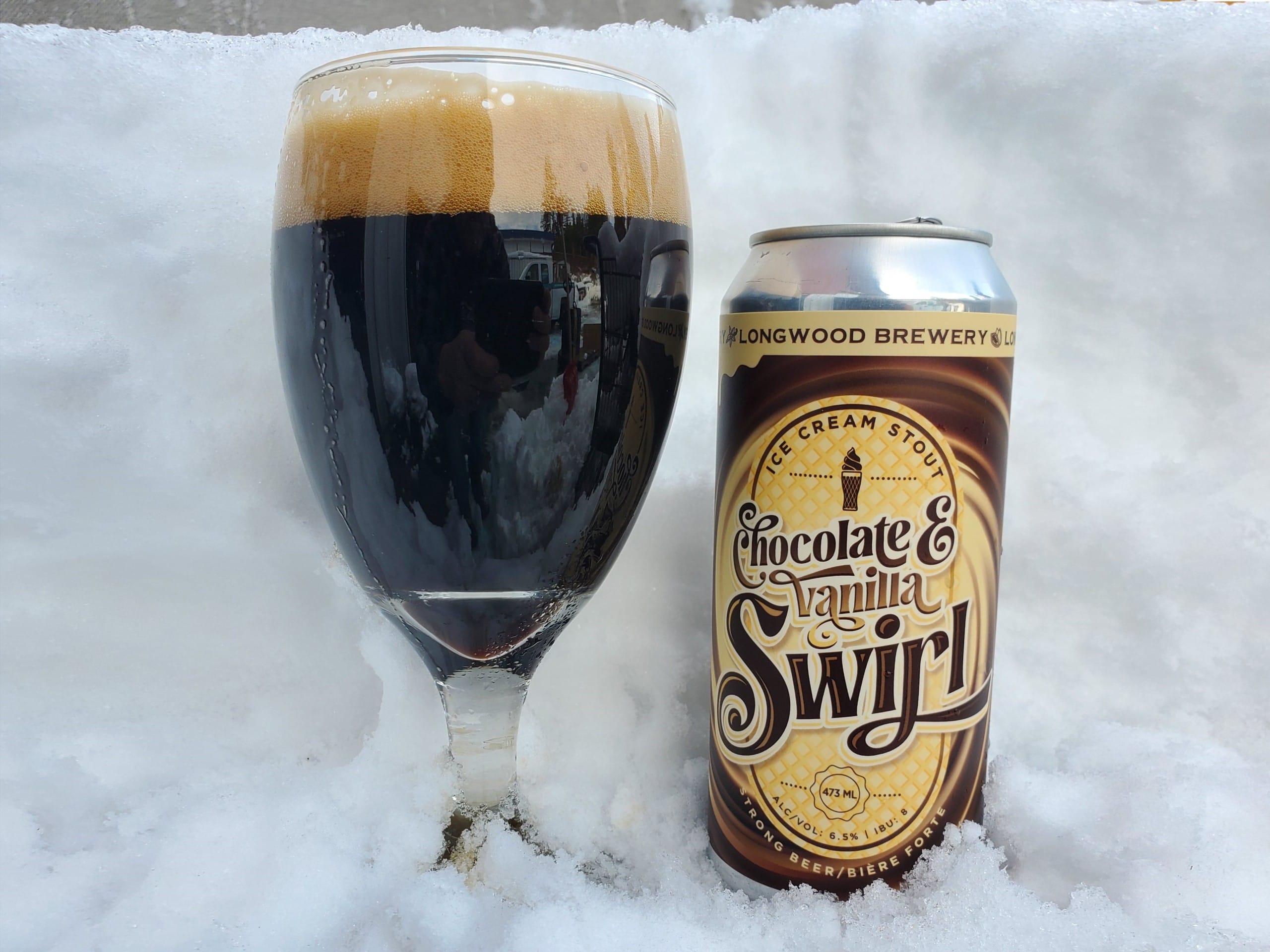Chocolate & Vanilla Swirl Stout from Longwood Brewery in Nanaimo, BC (photo provided)