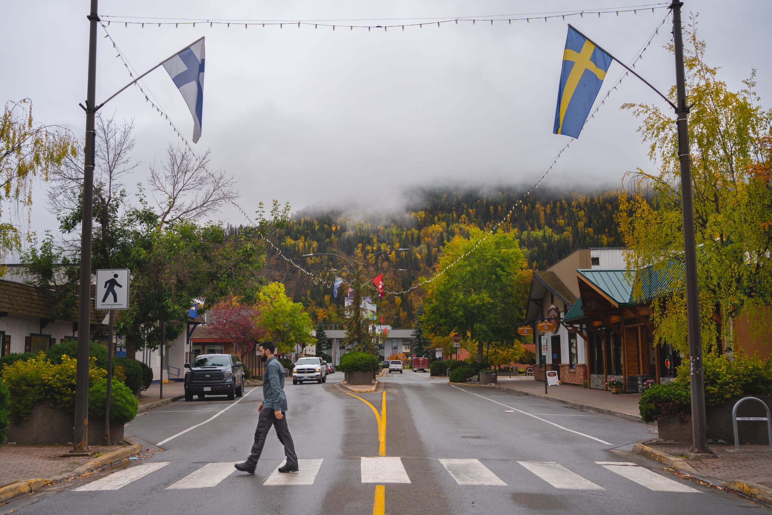 Downtown Smithers, BC (photo: Teddy Cosco, @castandiron)