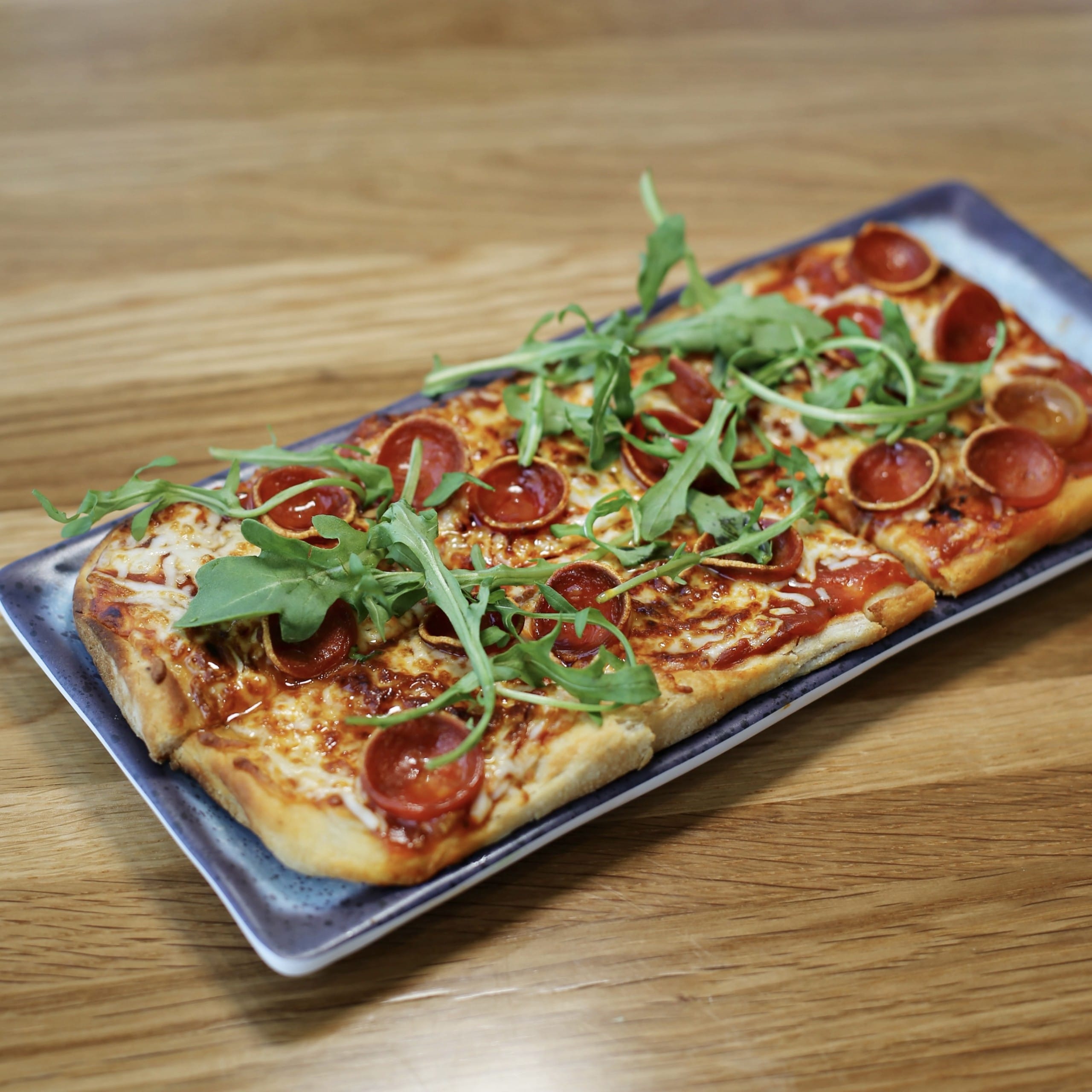 flatbread erranean grain bowl at Ellison Field Taphouse at Kelowna International Airport (photo provided)