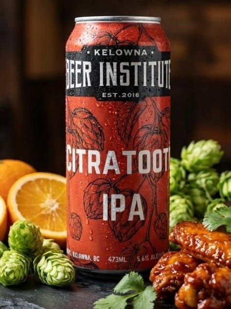 Citratooth IPA from Kelowna Beer Institute in Kelowna, BC (photo: Kelowna Beer Institute/Instagram)