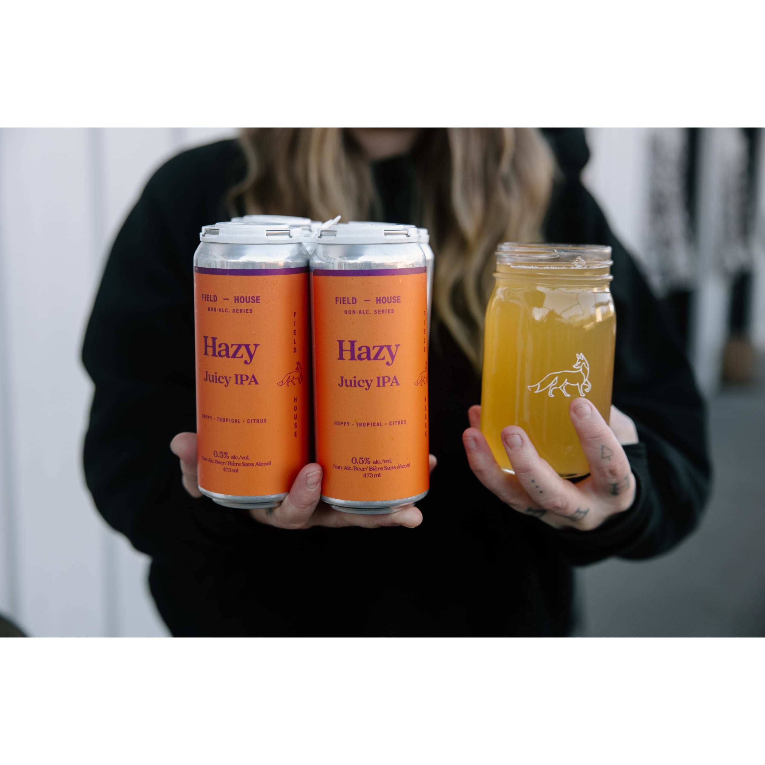 Hazy Juicy IPA Non Alc from Field House Brewing Co in Abbotsford and Chilliwack, BC (photo provided)