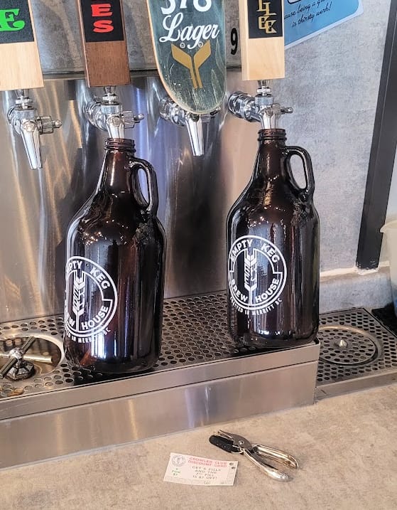 Empty Keg Brew House in Merritt, BC, has a loyalty program to encourage growler fills (photo provided)