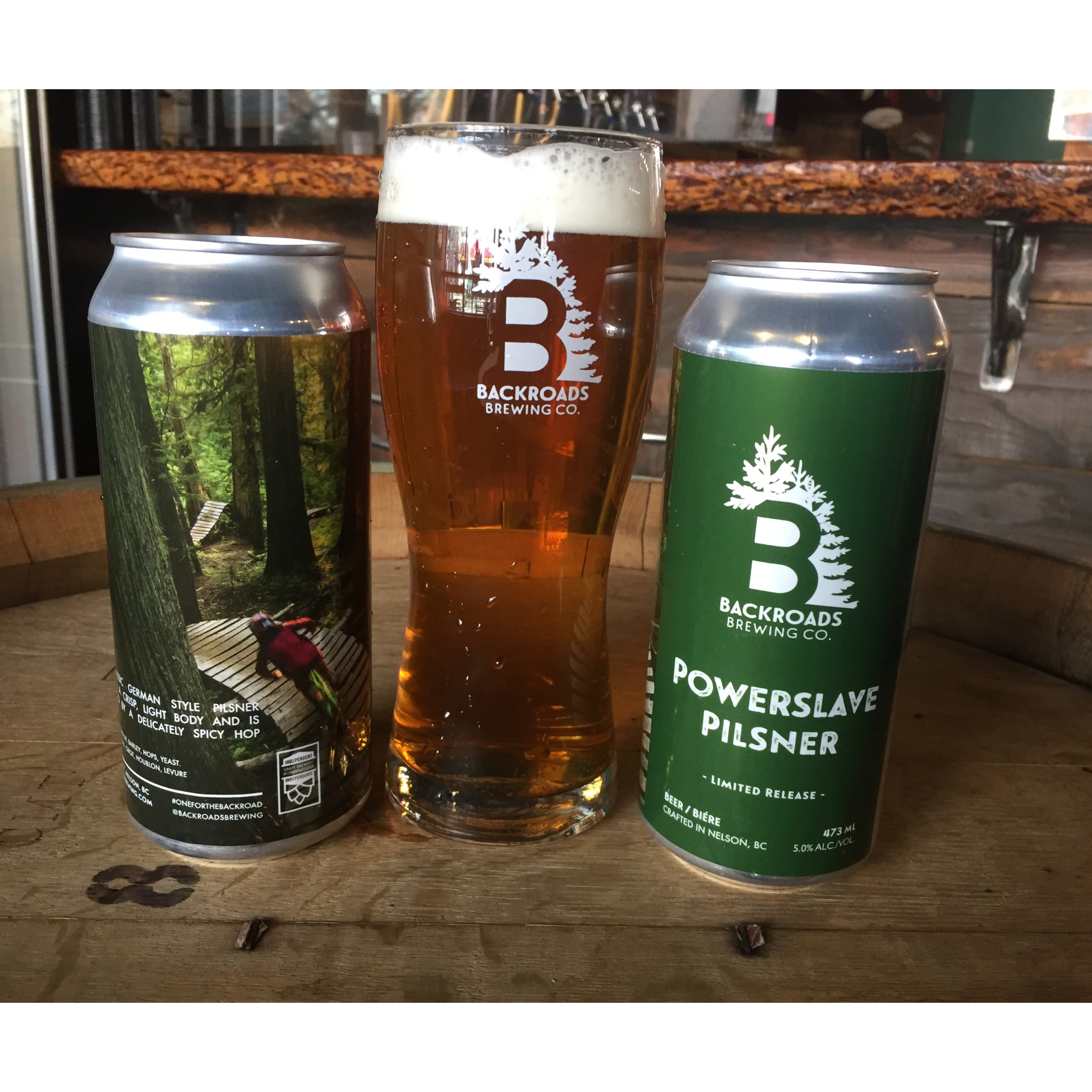 Powerslave Pilsner from Backroads Brewing in Nelson and Osoyoos, BC (photo provided)