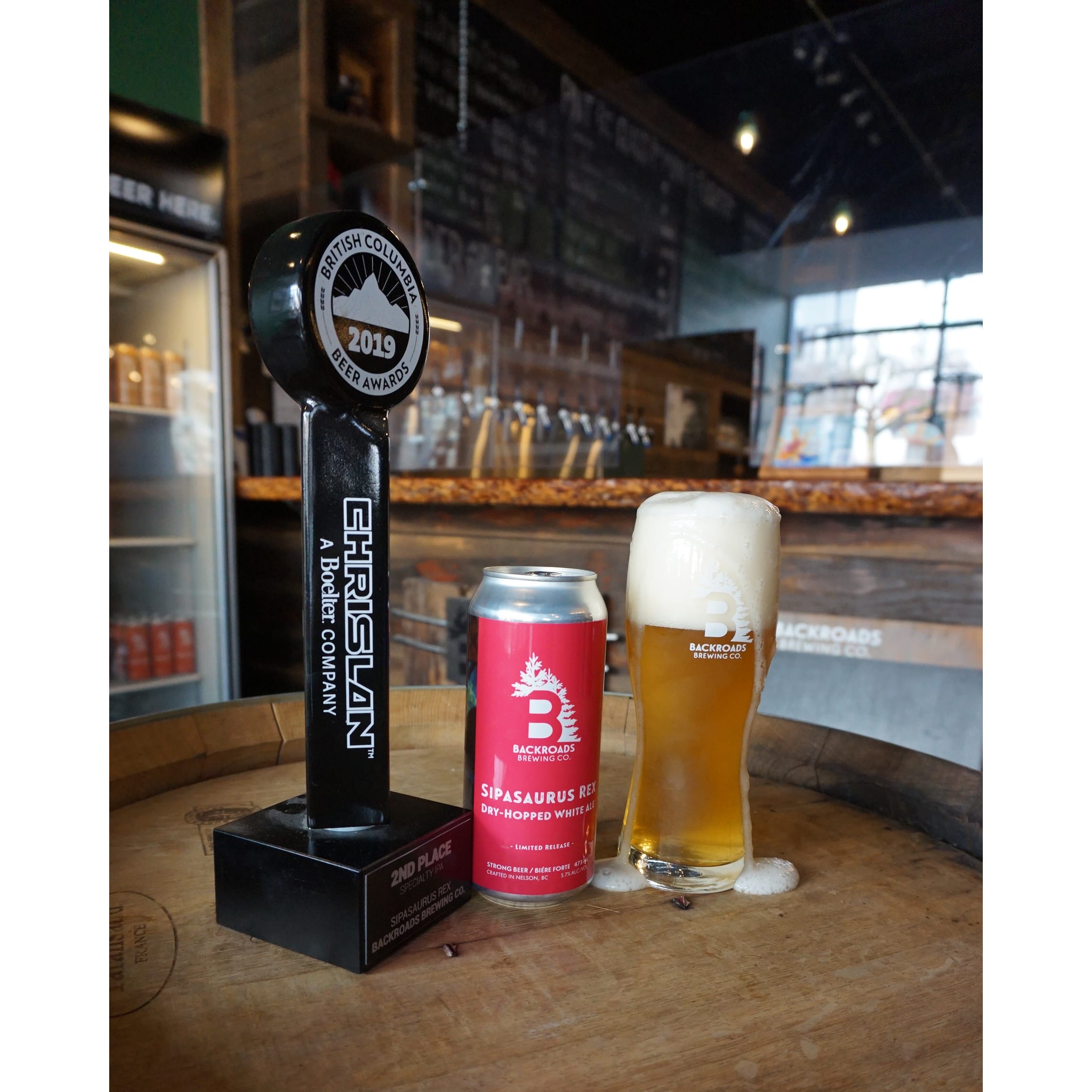 Sipasaurus Rex from Backroads Brewing in Nelson and Osoyoos, BC (photo provided)