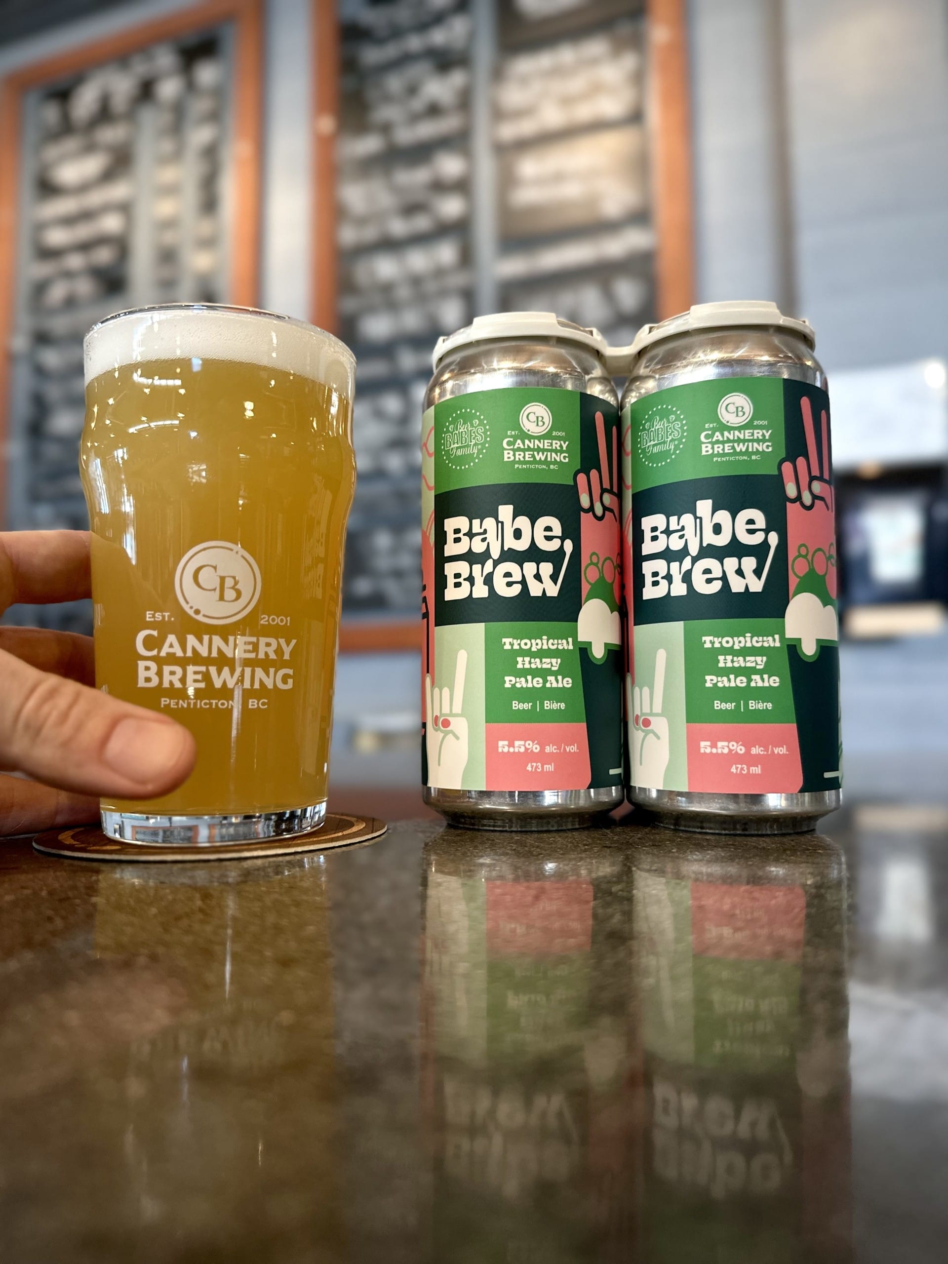 Babe Brew Tropical Hazy Pale Ale from Cannery Brewing in Penticton, BC (photo provided)